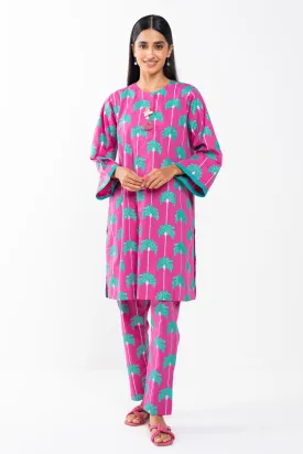 2 PC Printed Cambric Outfit