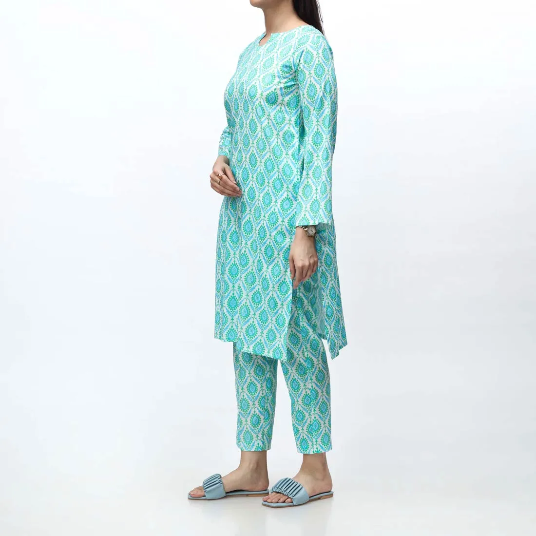 2PC- Unstitched Digital Printed Lawn Suit PS4817