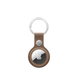 AirTag FineWoven Key Ring - Taupe