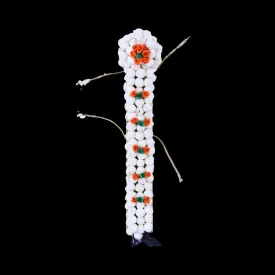 Amman Jadai - 12 x 2.5 Inches | Artificial Flower Jadai/ Varalakshmi Decor/ Hair Accessories for Deity