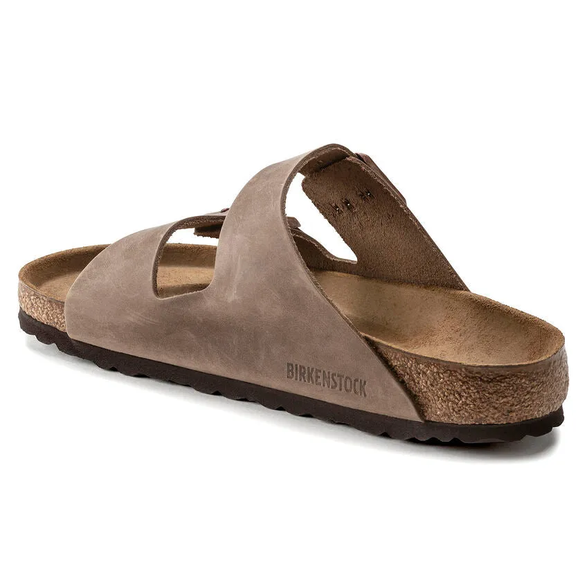 Birkenstock Women's Arizona Oiled Leather (Tobacco Brown - Regular Fit)