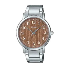 Casio Minimalistic Brown Dial Watch For Women LTP-E145D-5B2DF