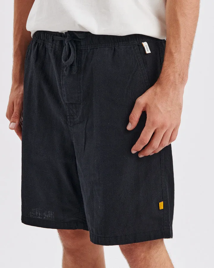 Cruiser Linen Short - Black