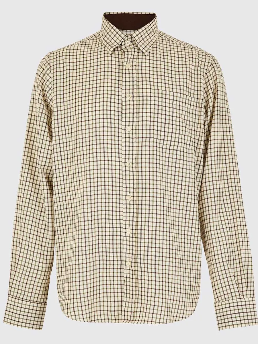 DUBARRY Connell Tattersall Check Shirt - Men's - Mahogany