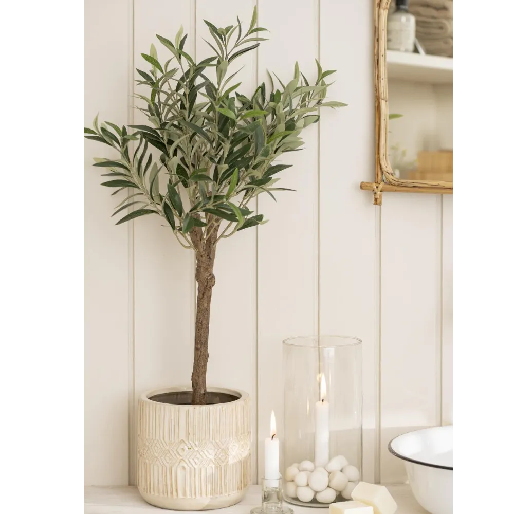 Faux Olive Tree in Pot 75cm