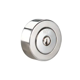 Flat Round Single Cylinder Deadbolt