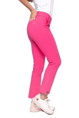 Hot Pink Stretch Ankle Pant