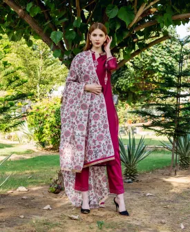 Inayat Hand Block Printed Chanderi Dupatta