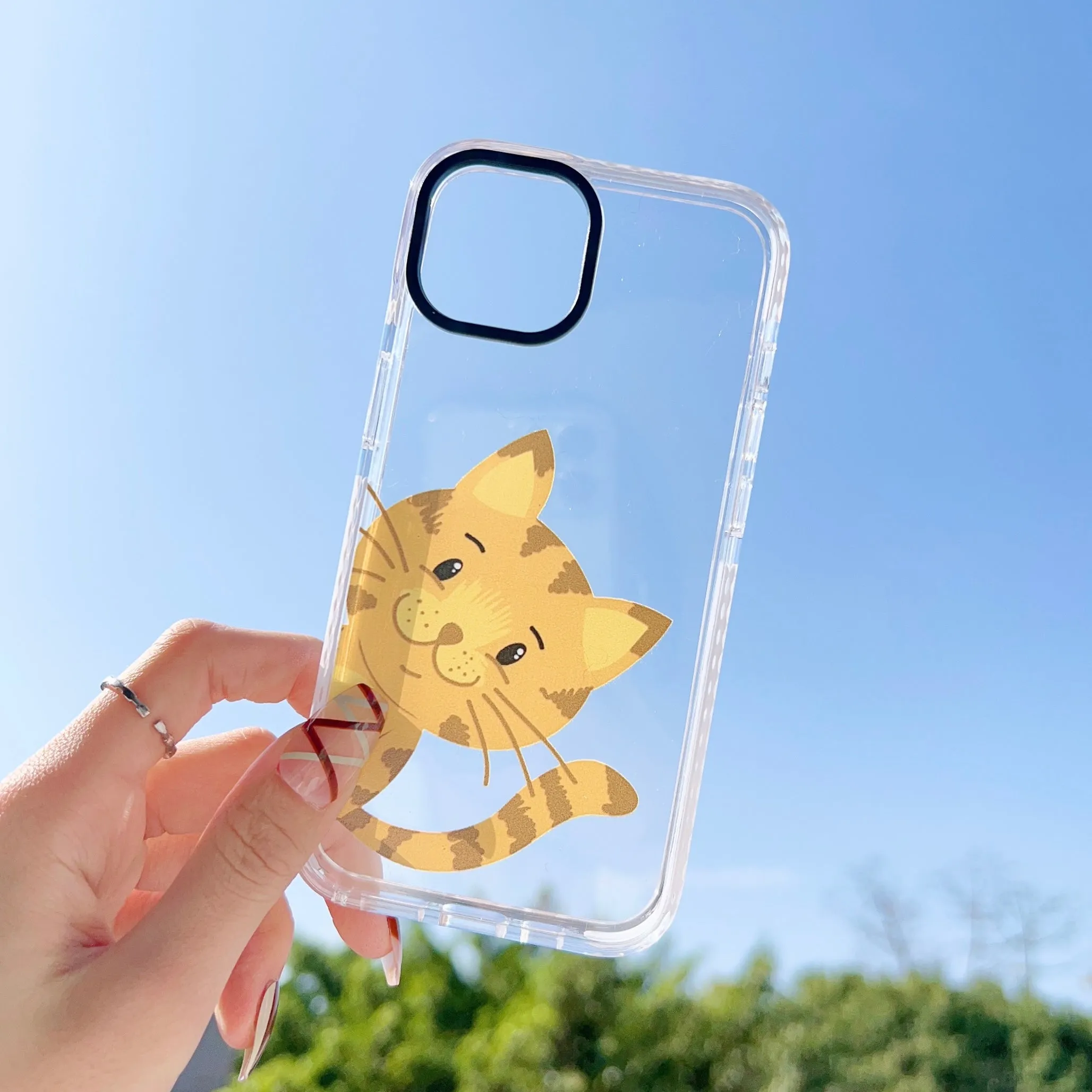 iPhone Impact Proof Silicon Case ( Cat Family )