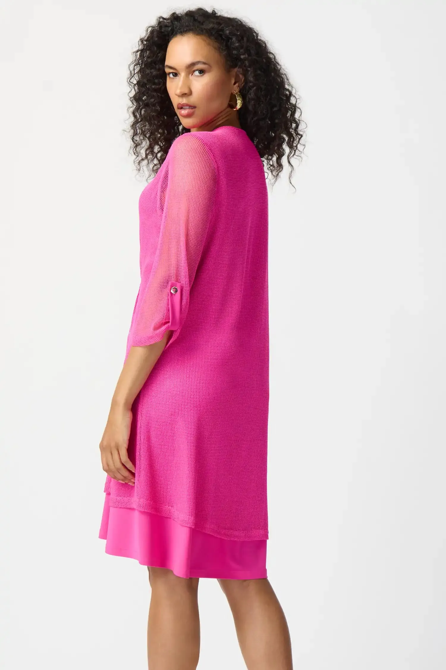 Joseph Ribkoff Ultra Pink Dress Style 241115-4202