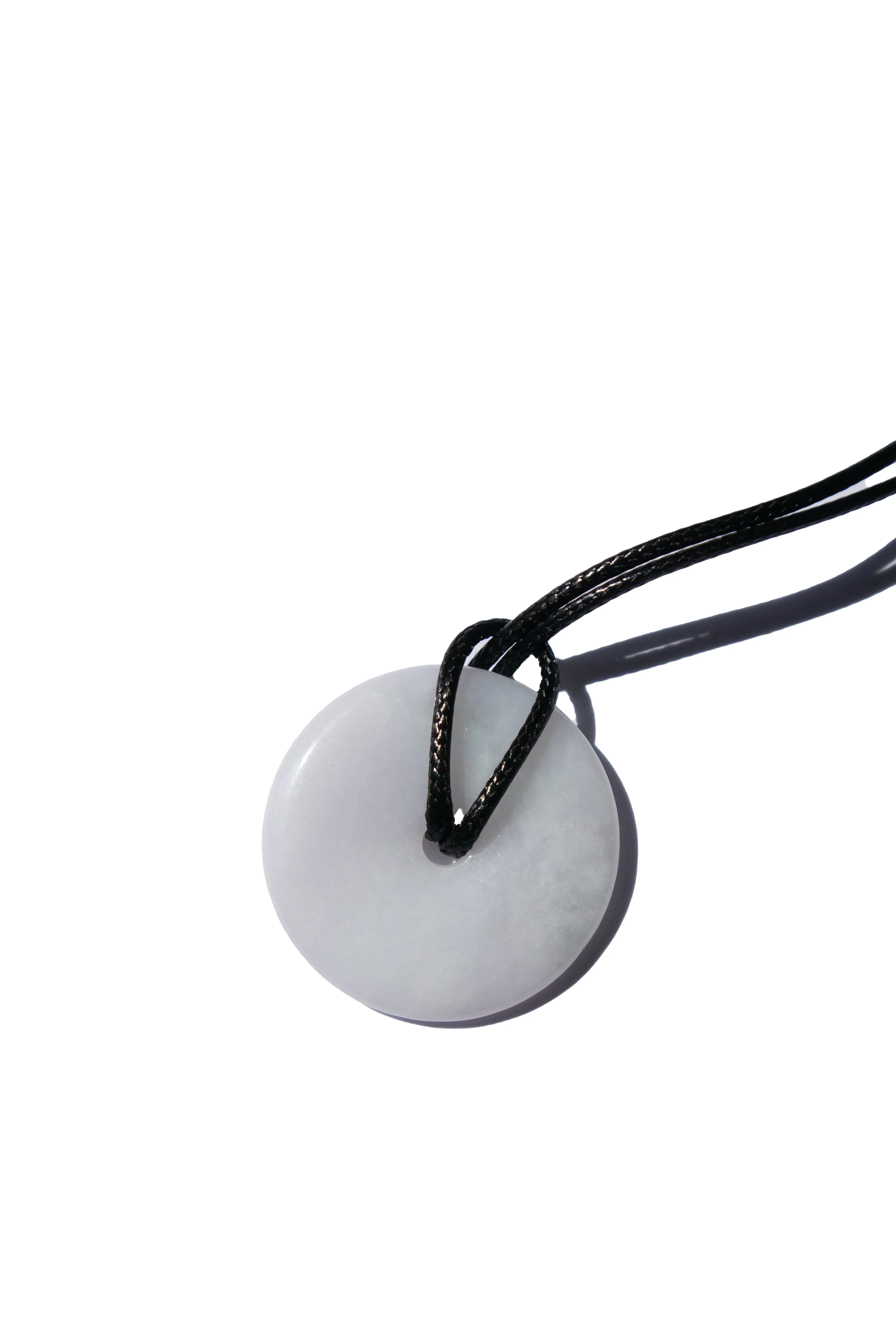 Lavender — Purple jade cord necklace