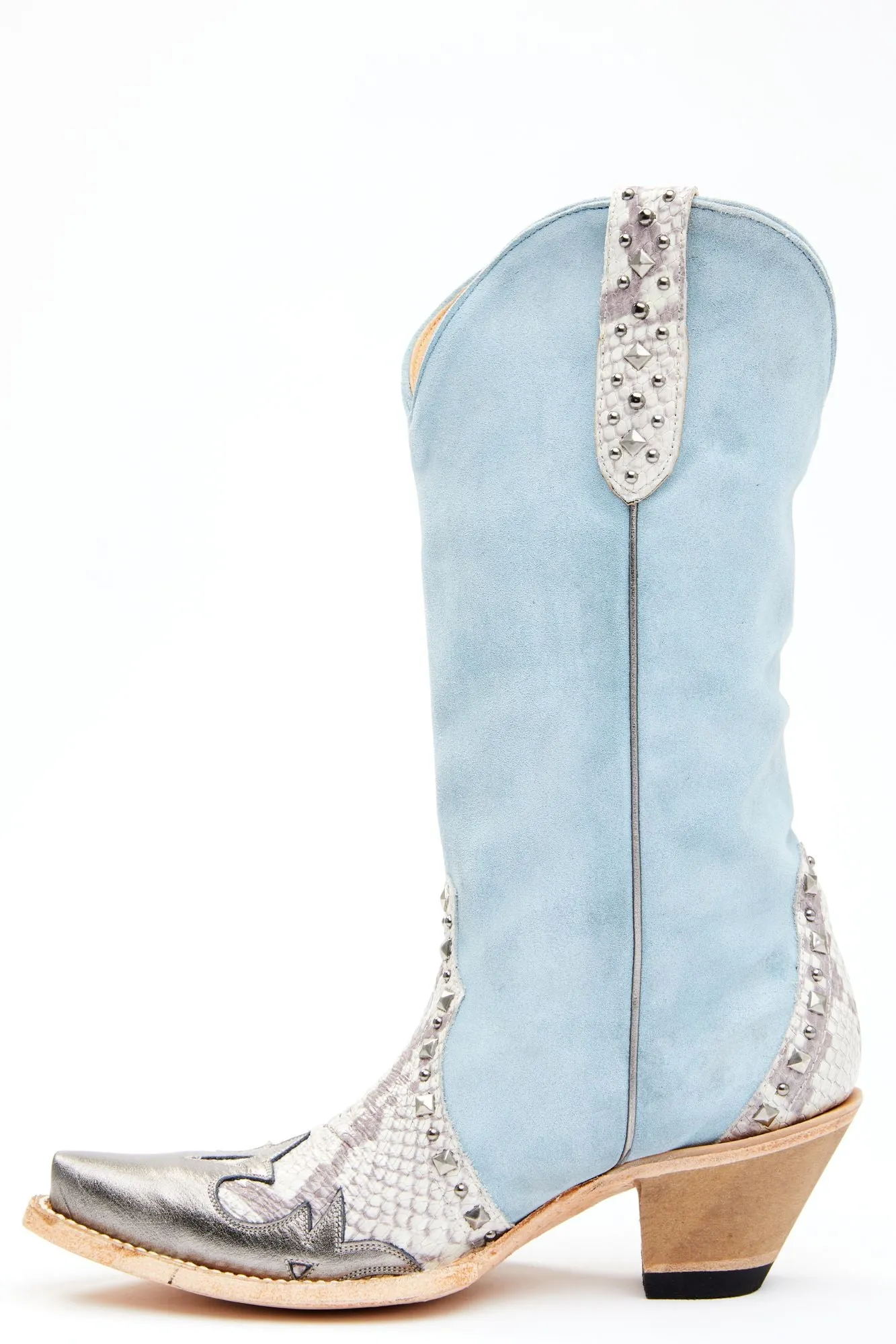 Leap Blue Western Boots - Snip Toe