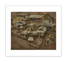 Lew Davis "Copper Camp - Spring" Print 11x14"