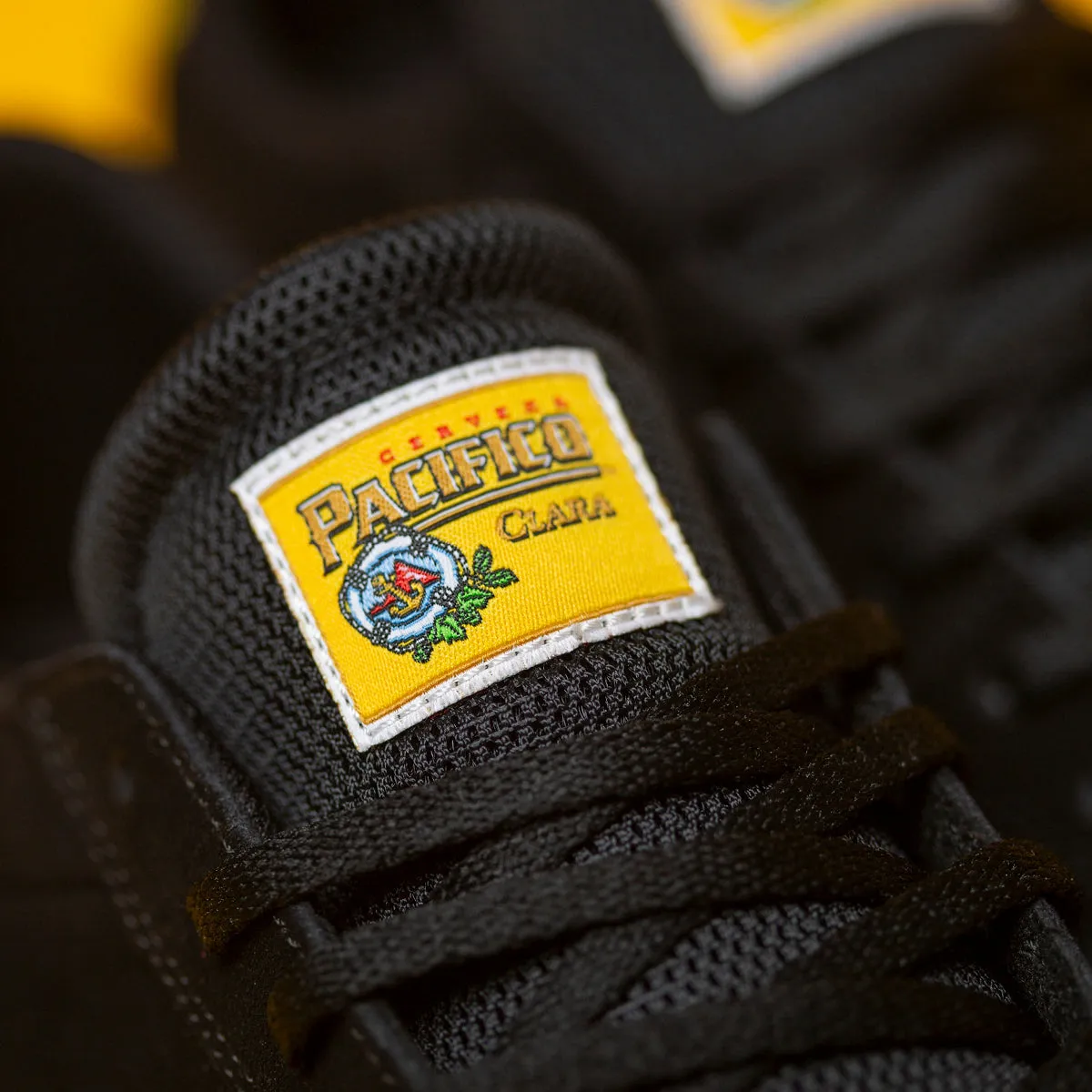 Newport - Black/Yellow Suede