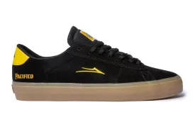 Newport - Black/Yellow Suede