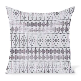 Peter Dunham Textiles Outdoor Souk in Pink/Gray Pillow