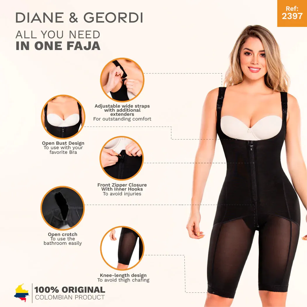 Post-Surgery Liposuction and Slimming massages Faja with High back, Open Bust, & Medium Compression Diane & Geordi 2397