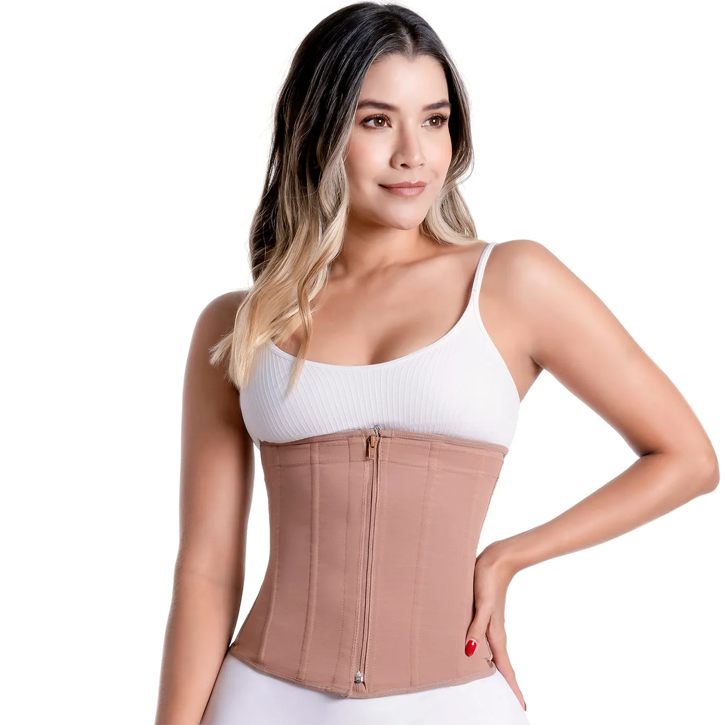 Post-Surgery Slimming massages, Posture corrector, Open bust & Front zipper closure Sonryse 023ZF