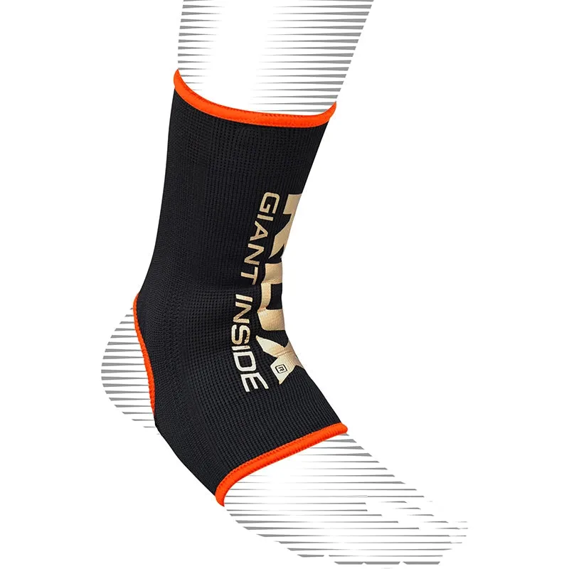 RDX AB Black & Orange Ankle Support Sprain Protection Compression Sleeve OEKO-TEX® Standard 100 certified