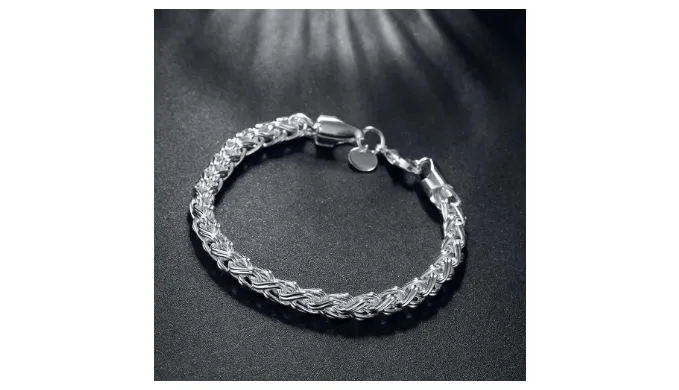 Silver Plated Classic Men's Bracelet - 3 Styles