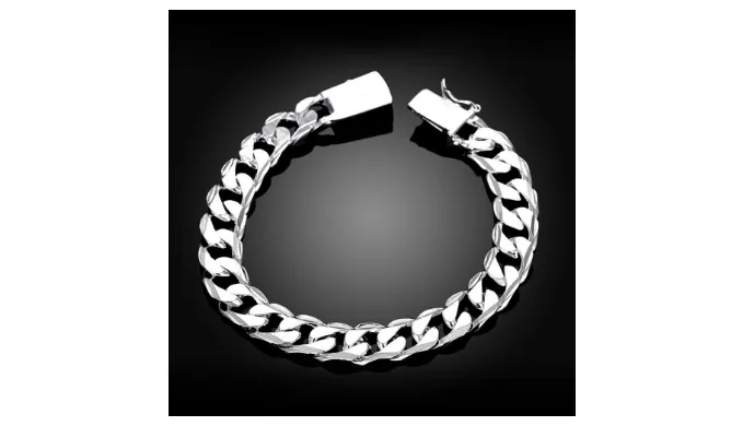 Silver Plated Classic Men's Bracelet - 3 Styles