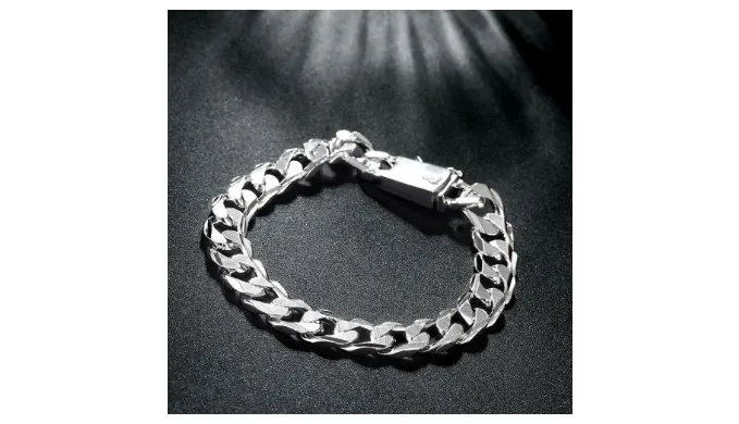 Silver Plated Classic Men's Bracelet - 3 Styles